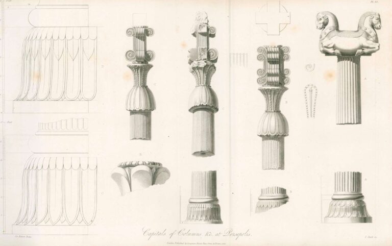 ستون های تخت جمشید
